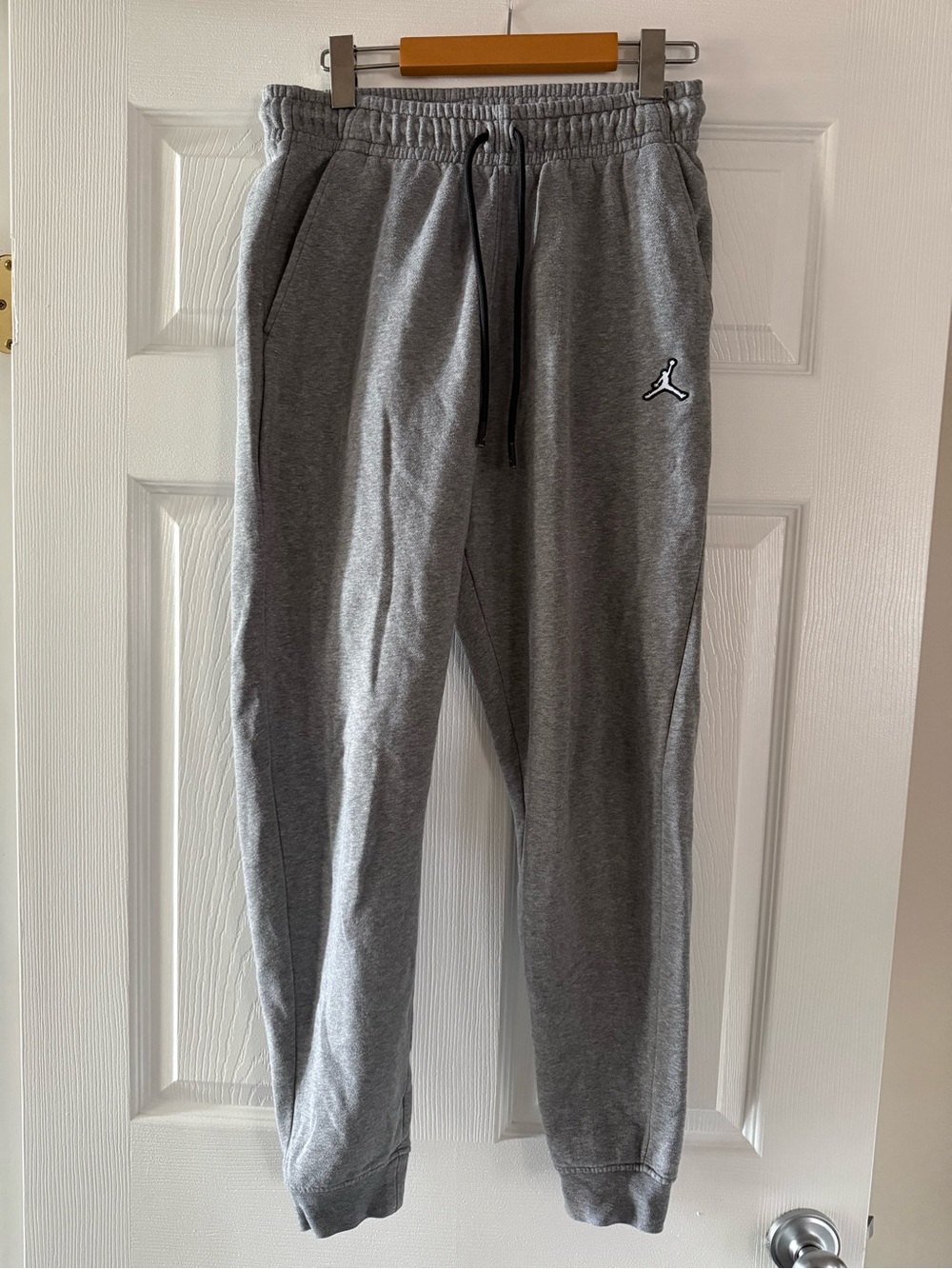 Jordan Grey Jumpman Fleece Joggers with Drawstring Small
